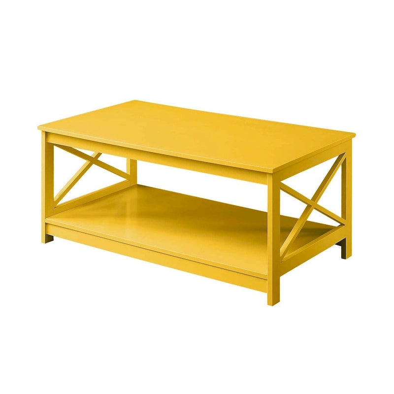 Table basse Oxford avec étagère Convenience Concepts