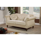 Causeuse Chesterfield cloutée classique