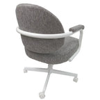 Chaise de cuisine pivotante et inclinable à roulettes M-70 (roulettes) - S/O