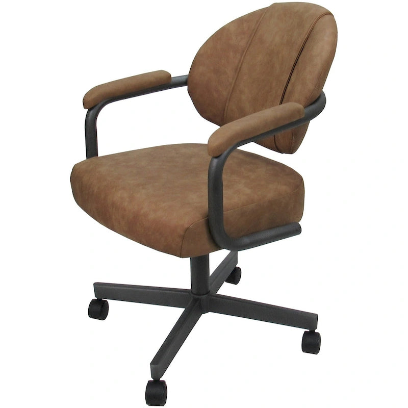 Chaise de cuisine pivotante et inclinable à roulettes M-70 (roulettes) - S/O