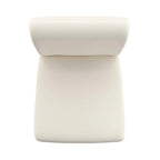 Tabourets de comptoir en similicuir blanc/marron, lot de 2