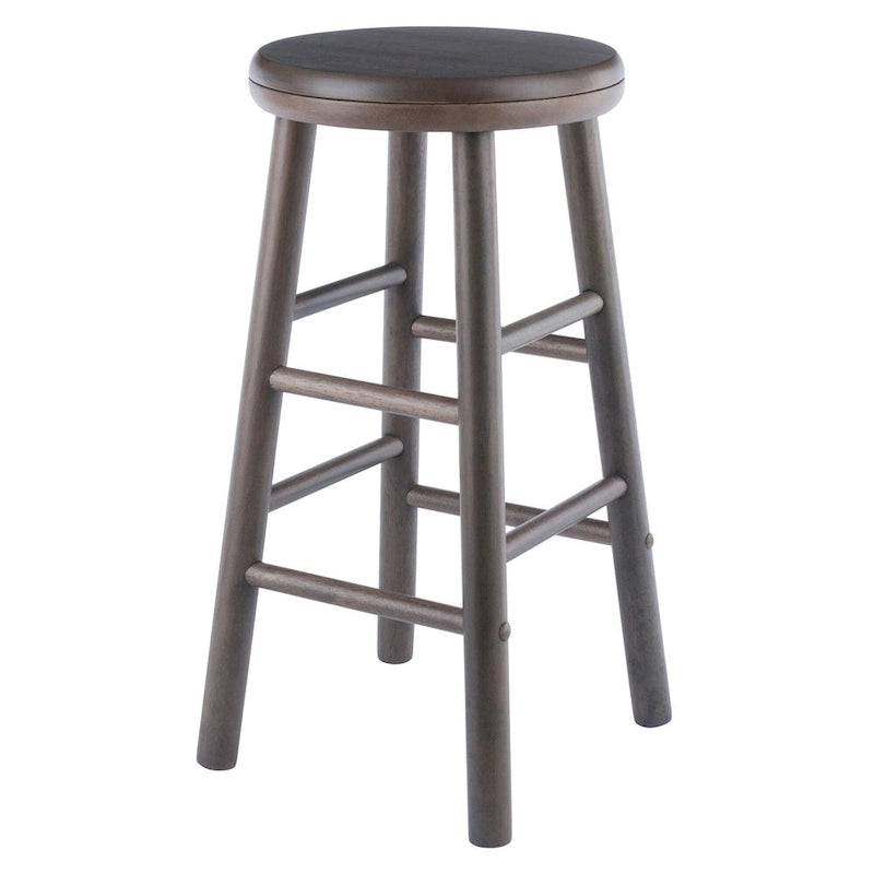 Tabouret de comptoir pivotant Oyster Gray, ensemble de 2