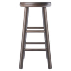Tabouret de comptoir pivotant Oyster Gray, ensemble de 2