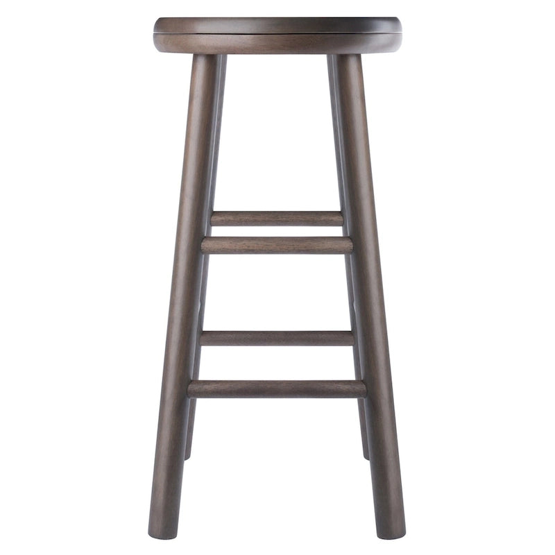 Tabouret de comptoir pivotant Oyster Gray, ensemble de 2