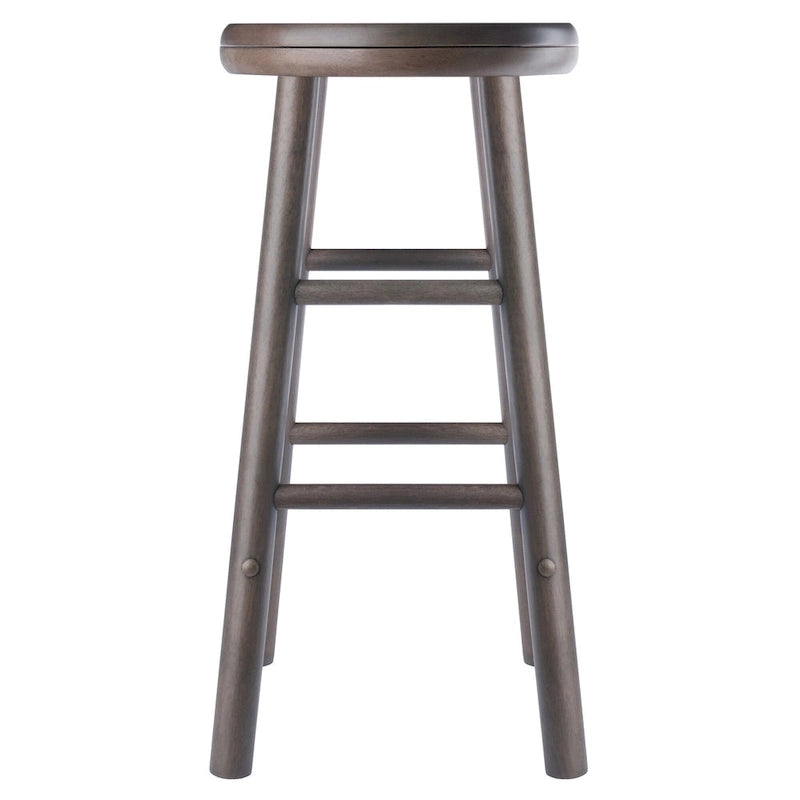 Tabouret de comptoir pivotant Oyster Gray, ensemble de 2