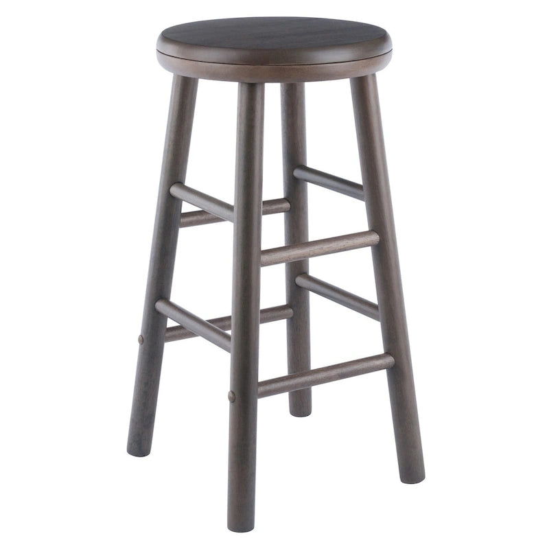 Tabouret de comptoir pivotant Oyster Gray, ensemble de 2