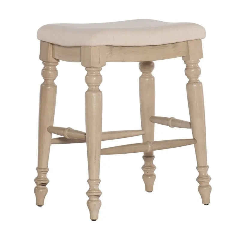 Tabouret de comptoir sans dossier noir/bleu/blanc délavé, une place