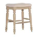 Tabouret de comptoir sans dossier noir/bleu/blanc délavé, une place