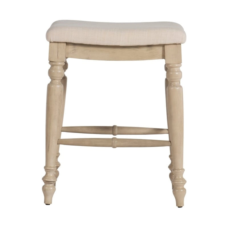 Tabouret de comptoir sans dossier noir/bleu/blanc délavé, une place