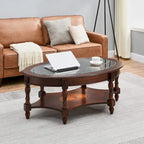 Tables d'appoint en bois massif Tables basses Console avec plateau en verre