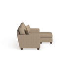 Canapé d'angle réversible 3-4 places marine / terre / taupe