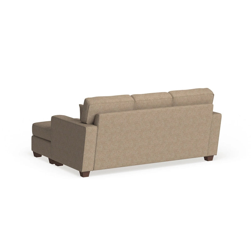 Canapé d'angle réversible 3-4 places marine / terre / taupe