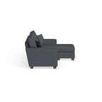 Canapé d'angle réversible 3-4 places marine / terre / taupe