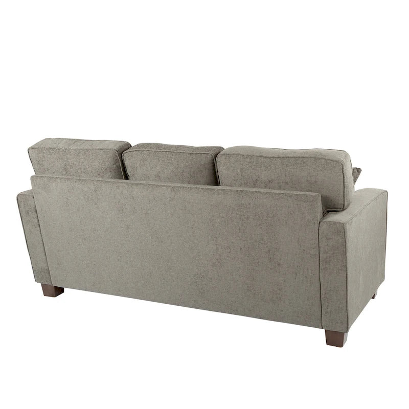 Canapé d'angle réversible 3-4 places marine / terre / taupe