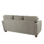 Canapé d'angle réversible 3-4 places marine / terre / taupe