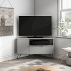 Meuble TV d'angle Talley Mid-Century Modern de 41 po avec 1 tablette ouverte par Furniture of America