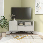 Meuble TV d'angle Talley Mid-Century Modern de 41 po avec 1 tablette ouverte par Furniture of America
