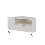 Meuble TV d'angle Talley Mid-Century Modern de 41 po avec 1 tablette ouverte par Furniture of America