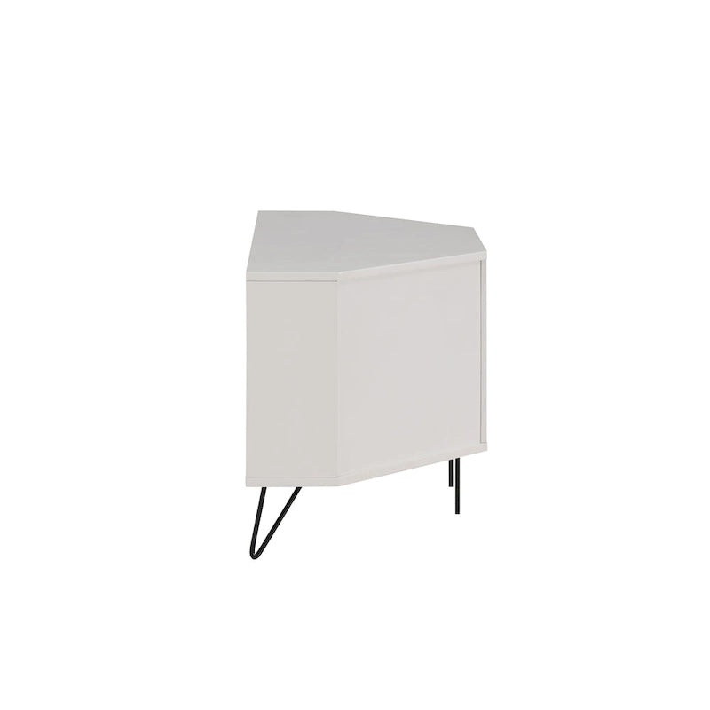 Meuble TV d'angle Talley Mid-Century Modern de 41 po avec 1 tablette ouverte par Furniture of America