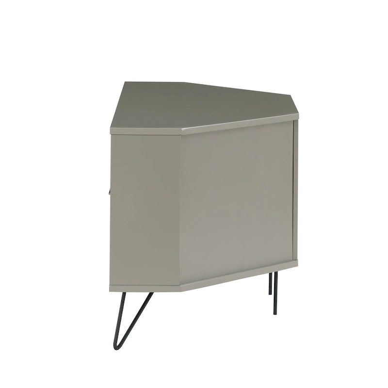 Meuble TV d'angle Talley Mid-Century Modern de 41 po avec 1 tablette ouverte par Furniture of America