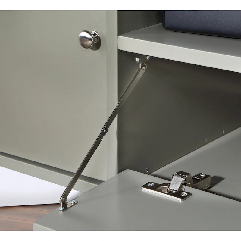 Meuble TV d'angle Talley Mid-Century Modern de 41 po avec 1 tablette ouverte par Furniture of America