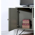 Meuble TV d'angle Talley Mid-Century Modern de 41 po avec 1 tablette ouverte par Furniture of America