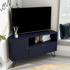 Meuble TV d'angle Talley Mid-Century Modern de 41 po avec 1 tablette ouverte par Furniture of America