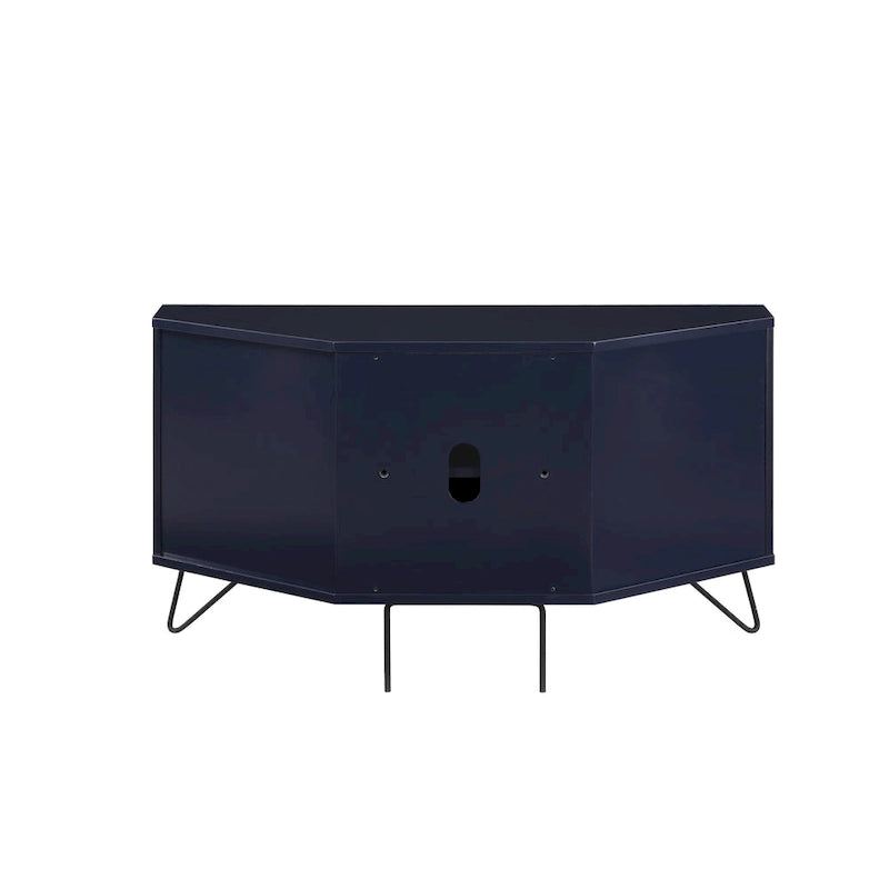 Meuble TV d'angle Talley Mid-Century Modern de 41 po avec 1 tablette ouverte par Furniture of America