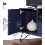 Meuble TV d'angle Talley Mid-Century Modern de 41 po avec 1 tablette ouverte par Furniture of America