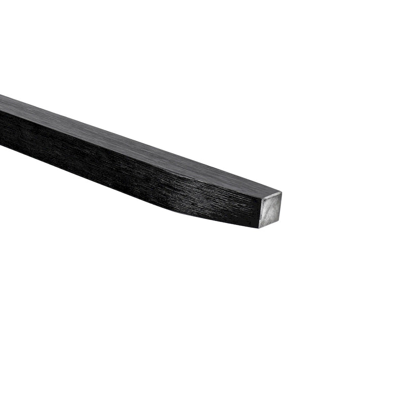 Table à manger carrée Caramel / Gris / Noir, 4 places, 47" – Bois d'hévéa