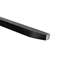 Table à manger carrée Caramel / Gris / Noir, 4 places, 47" – Bois d'hévéa