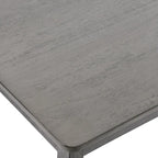 Table à manger carrée Caramel / Gris / Noir, 4 places, 47" – Bois d'hévéa