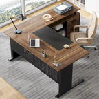 Bureau de direction, Grand bureau d'ordinateur avec classeur