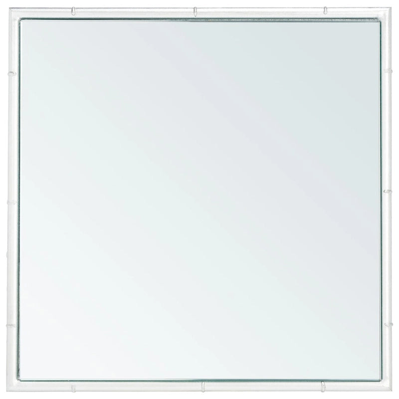 Table d'appoint avec plateau miroir argenté