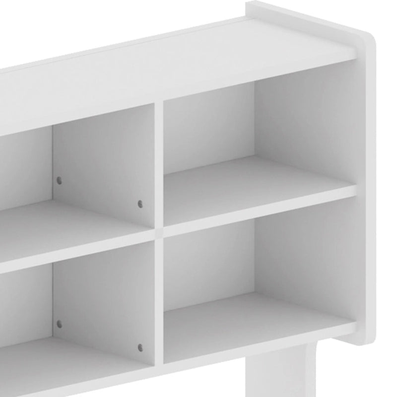 Table de toilette avec tabouret et miroir LED réversible Noir/Blanc, simple