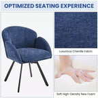 Fauteuil d'appoint en chenille en forme de fleur Yaheetech