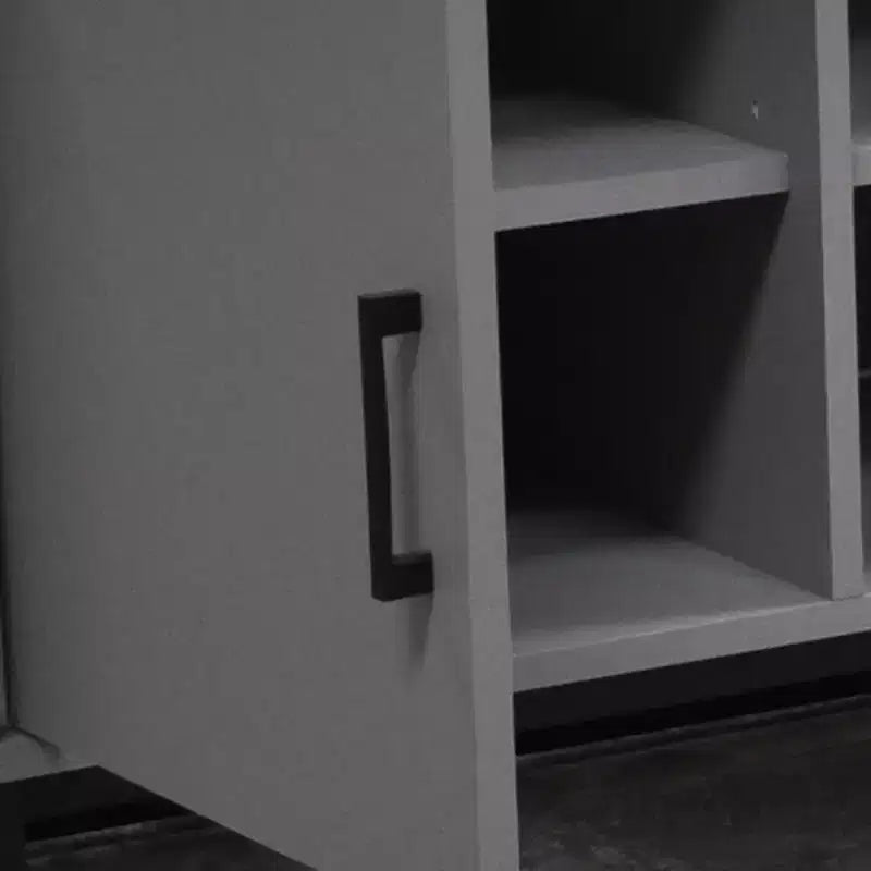 Meuble TV AndMakers 47 po en bois avec 2 armoires de rangement, convient aux téléviseurs jusqu'à 50 po