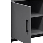 Meuble TV AndMakers 47 po en bois avec 2 armoires de rangement, convient aux téléviseurs jusqu'à 50 po