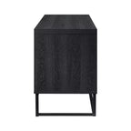 Meuble TV AndMakers 47 po en bois avec 2 armoires de rangement, convient aux téléviseurs jusqu'à 50 po