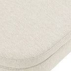 Banc de rangement capitonné moderne avec pieds en bois massif, Repose-pieds d'entrée, Banc de bout de lit, Pouf de coiffeuse