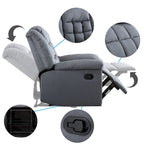 Fauteuil inclinable manuel rembourré Ebello Classic