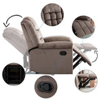 Fauteuil inclinable manuel rembourré Ebello Classic