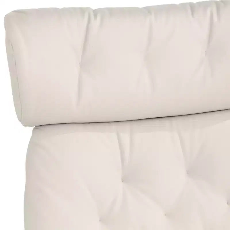 Fauteuil inclinable et ottoman pivotants réglables BenchMaster Melia Eggshell
