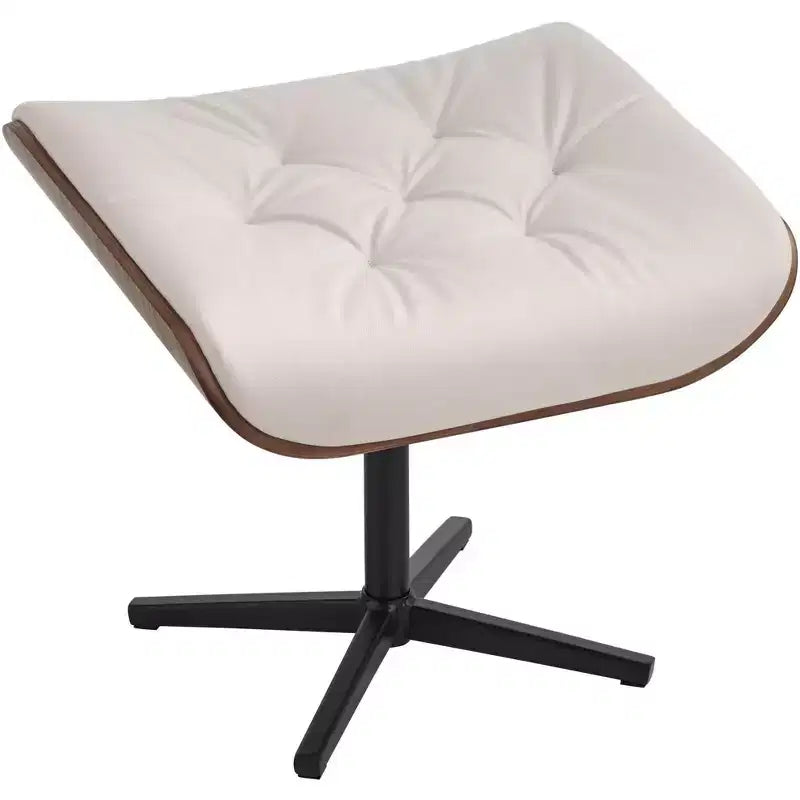Fauteuil inclinable et ottoman pivotants réglables BenchMaster Melia Eggshell