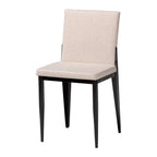 Ensemble de salle à manger 5 pièces en tissu et métal Bishop Industrial