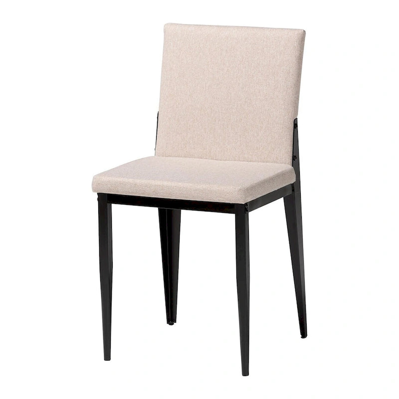 Ensemble de salle à manger 5 pièces en tissu et métal Bishop Industrial