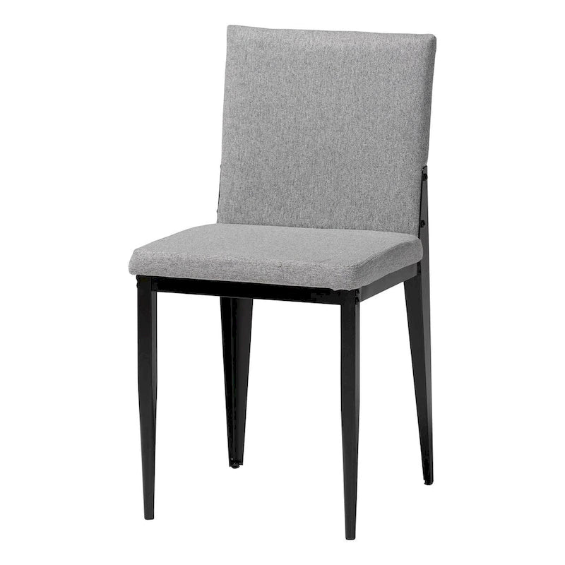 Ensemble de salle à manger 5 pièces en tissu et métal Bishop Industrial