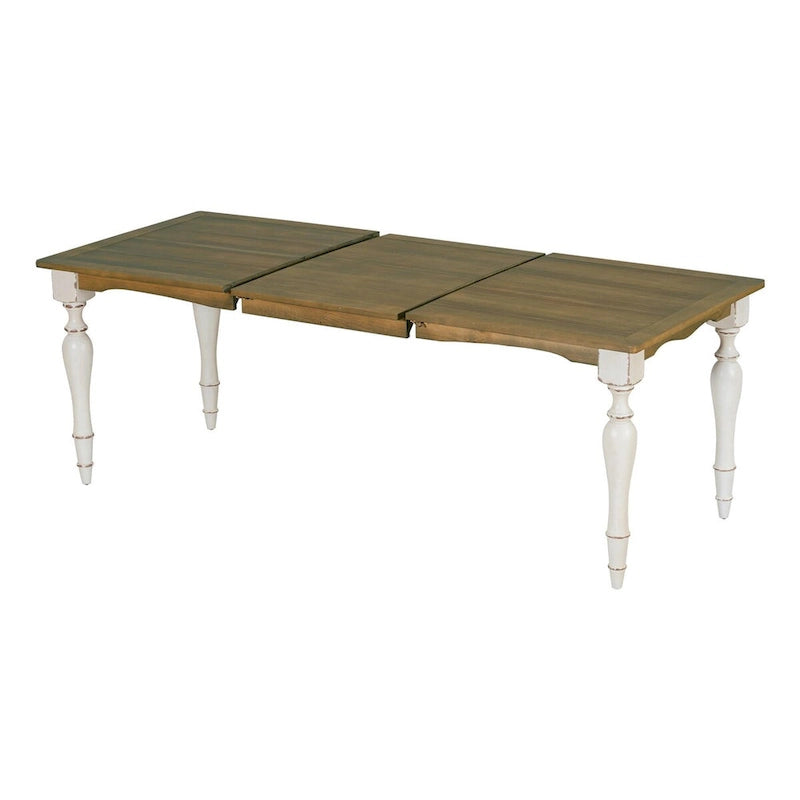 Ensemble de salle à manger extensible 9 pièces avec rallonge amovible et 8 chaises de salle à manger rembourrées