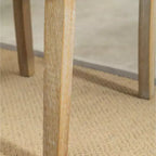 Chaise de salle à manger Parsons capitonnée en bois massif Roundhill Furniture Habit, grise, lot de 2