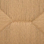 Chaise de salle à manger Floryn Rope (lot de 2) - DCH8805 - Naturel/Noir - Safavieh